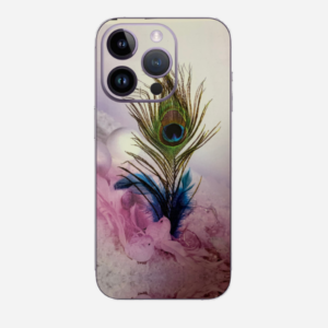 peacock feather mobile skin - Snatchers mobile skins and accessories